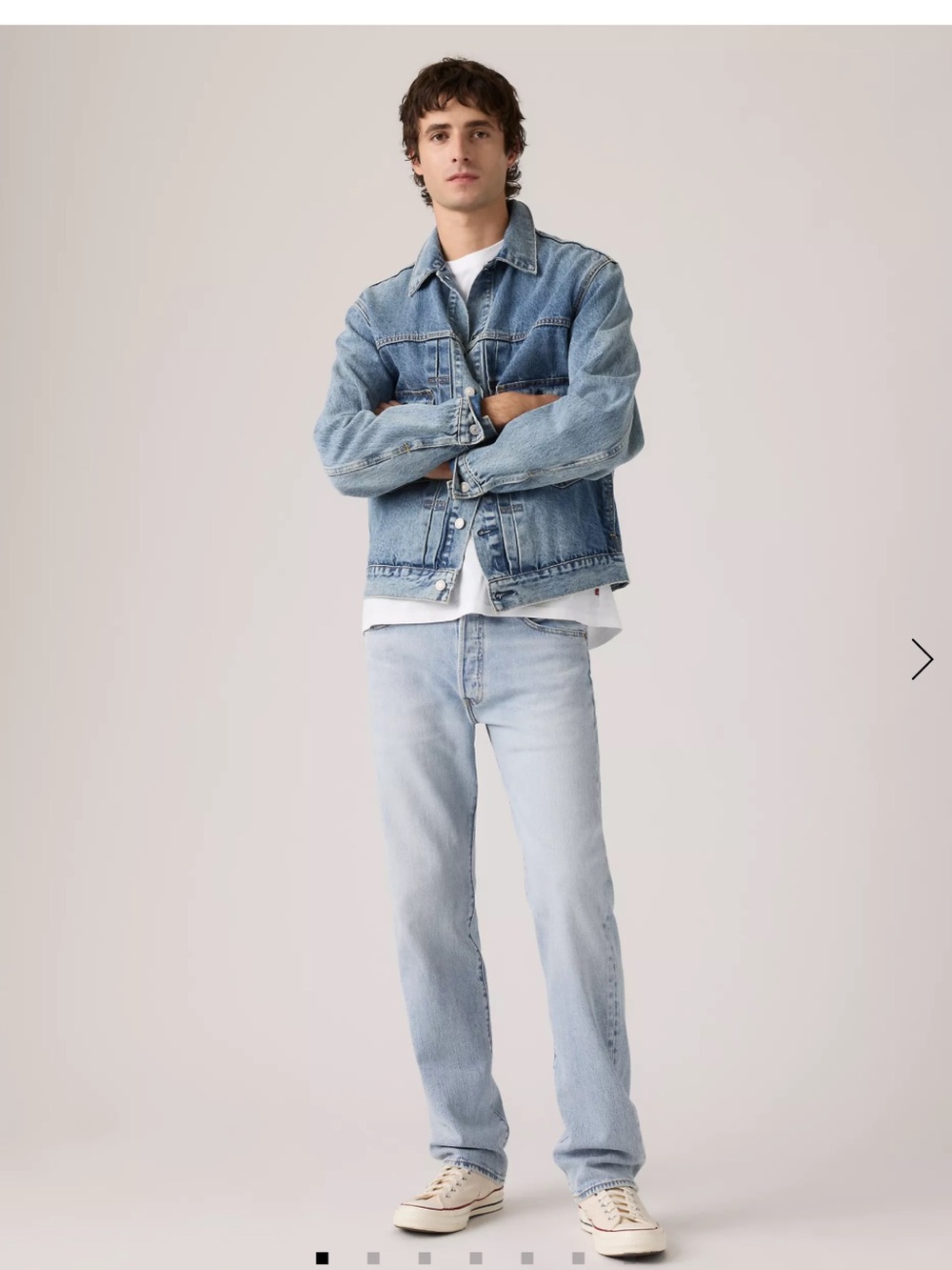 Levi's Light Blue Straight Jeans